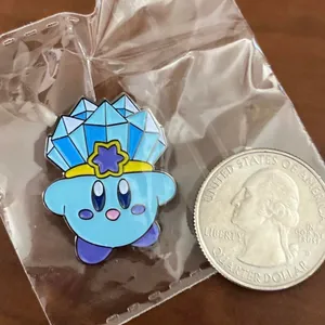 Boutique Ice Kirby Kawaii Pin Brooch Badge Unisex Gift NEW thumbnail 2