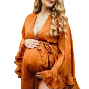 Showpo Chiffon Dangerous Woman Maxi Dress 6 Maternity Engagement Fairycore Fall thumbnail 3