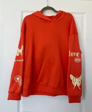 Shein Orange Sweatshirt thumbnail 1