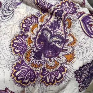 Band Of The Free New Paisley Lace V-Neck Balloon Sleeve Crop Top Size Small thumbnail 16