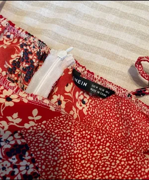 SHEIN floral dress midi thumbnail 4