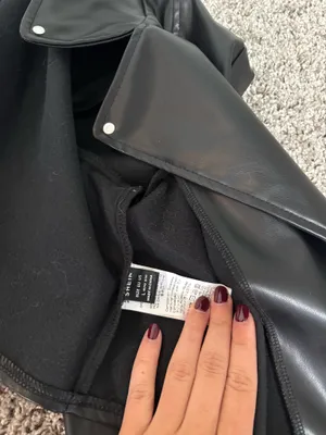 SHEIN leather jacket thumbnail 2