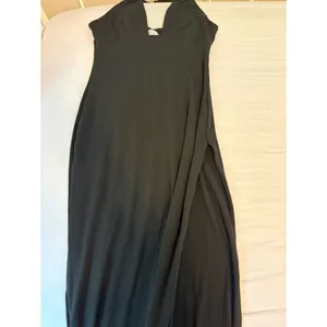 Oh Polly Black Halter Maxi Dress US 8 Bodycon Formal Stretch thumbnail 7