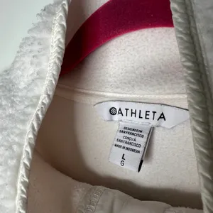 Athleta Sherpa Snap Pullover Size Large thumbnail 6