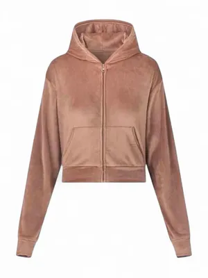 SKIMS Cropped Zip Hoodie size S thumbnail 1