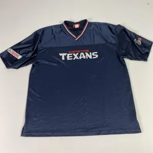 Houston Texans Shirt Mens XL Blue NFL Football Castrol Sponsor Jersey Vintage thumbnail 7