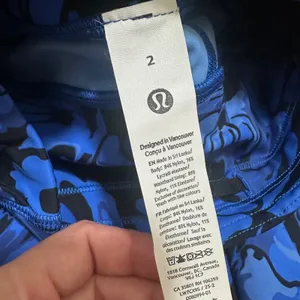 Lululemon | Women's Fast and Free Blue Flow Resplendence High Rise Shorts, 2 thumbnail 8