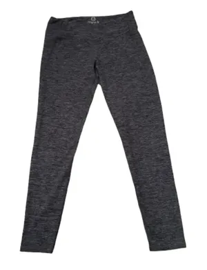 Mono B Charcoal Gray‎ Space Dye High Rise Active Leggings Stretchy Size Medium thumbnail 1