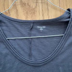 Garnet Hill Dress Medium Gray A-Line 3/4 Sleeve Scoop‎ Neck Trapeze Hong Kong thumbnail 6