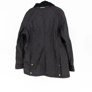 NEW Barbour Women's Beadnell Polar Quilt Fleece Lined Full Zp Jacket Black 10 thumbnail 4