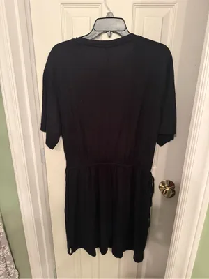 Old Navy Black Short Sleeve Mini Dress thumbnail 2