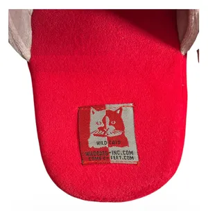 Comfy Feet Ohio State Buckeyes Red and Gray House Slippers thumbnail 2