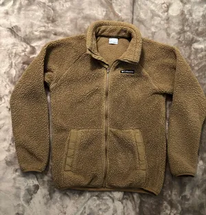 Columbia Jacket Women’s Size S Tan Sherpa Full-Zip Fleece Jacket thumbnail 1