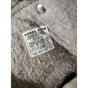 Sorel Joan Of Arctic Leather Boots Women SZ 10 Waterproof Thick Knit Snow Winter thumbnail 4