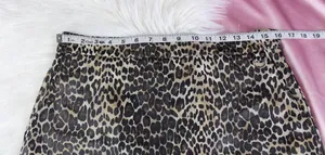 Forever 21 leather-like leopard print mini skirt thumbnail 10