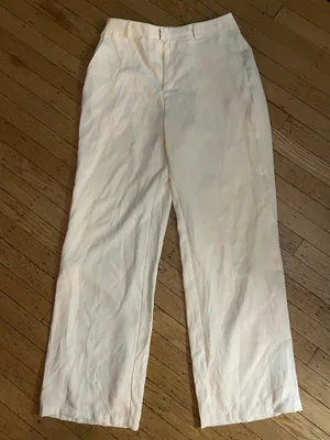 Brand New Cream Wide-Leg Trousers thumbnail 1