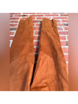 Vintage Continental leather Fashions Suede Leather Pants [COPY] thumbnail 9