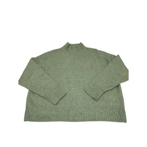 For the Republic Sage Green Wool‎ Blend Mock Turtleneck Sweater Large Cozy Hygge thumbnail 4