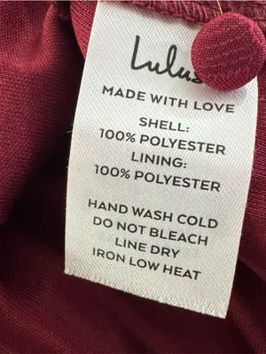 lulus Radiantly Stunning‎ Wine Red Burnout Off-the-Shoulder Maxi Dress Medium thumbnail 6