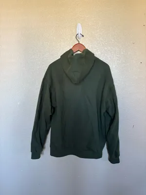 Jerzees Green Army Hoodie thumbnail 4