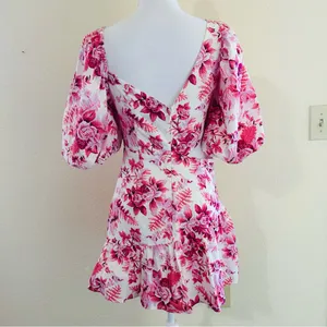 Hello Molly // Sweetest Kind Pink Floral Mini Dress thumbnail 9