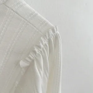 Anthropologie Entro Bell Sleeve blouse Top XLARGE Boat Neck Anthro thumbnail 5
