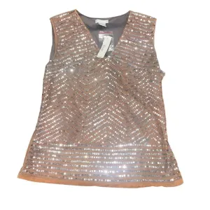 NWT Worthington Size Large Sequin Sleeveless Blouse‎ thumbnail 2