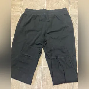 PINK Victoria's Secret Black Sweatpants with Pink Logo- Latge thumbnail 3