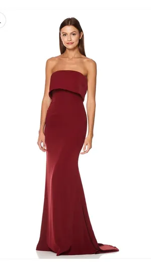 Blaze Strapless Maxi Dress With Overlay thumbnail 1