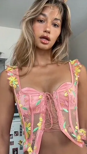 For Love & Lemons Daisy June Embroidered Bustier thumbnail 1