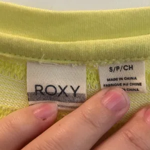 Roxy Yellow Striped Long Sleeve Top size small thumbnail 3