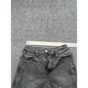 Hollister Ultra High Rise Baggy Jeans Black Wash Wide Leg Grunge‎ 24 X 29 SZ 00 thumbnail 5