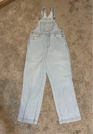 Universal Threads Denim Overalls Blue thumbnail 4