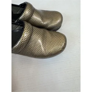 Dansko Green Leather Clogs Womens 7 Nursing Shoes Comfort Platform Casual thumbnail 4