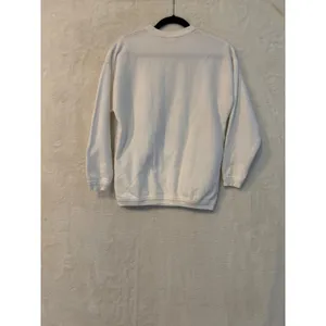 Vintage CR & ME Christmas Sweatshirt Womens Small White Puff Print Animals USA thumbnail 4