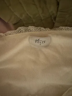 oh polly white lace calla long sleeve top thumbnail 2