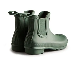 Hunter NEW Women's Original Chelsea Boots, Green Size 11 New w/Tag thumbnail 2
