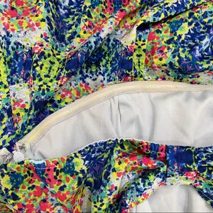 Do&Be Watercolor Printed Cut Out Strapless Dress S thumbnail 12