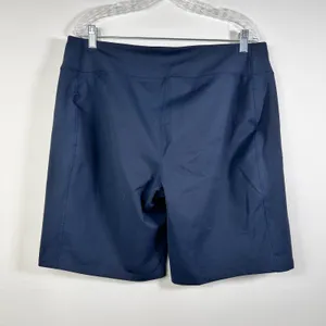 Lands End Sport Navy Blue Bike Shorts XL 18 Compression Athletic Yoga‎ Shorts thumbnail 2