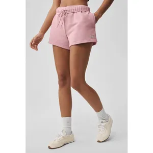 Alo Yoga Accolade Shorts Vintage Pink M Limited Edition Athleisure Cozy thumbnail 2