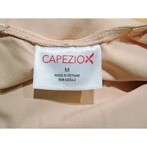 Capezio Womens Nude With Clear Camisole Adjustable Straps Leotard Bodysuit Sz M thumbnail 6