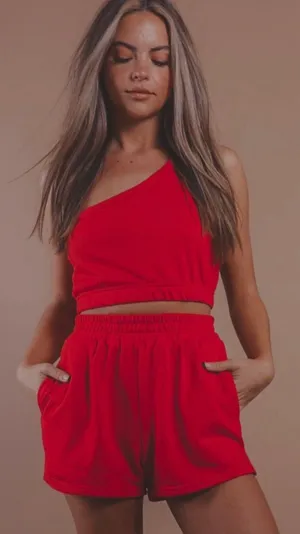 Riff Raff Red Two Piece Set thumbnail 1