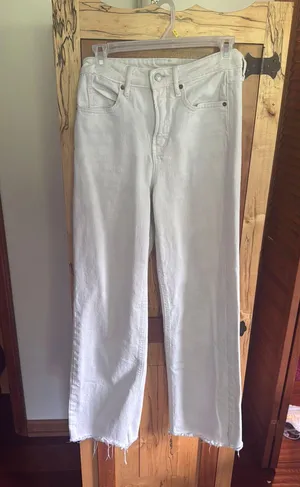 Old navy sky hi wide Leg jeans thumbnail 1