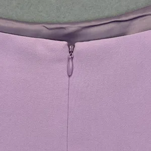 Lovers + Friends Lavender Purple‎ Ruffle Hem Mini Dress Small Square Neck Pastel thumbnail 8