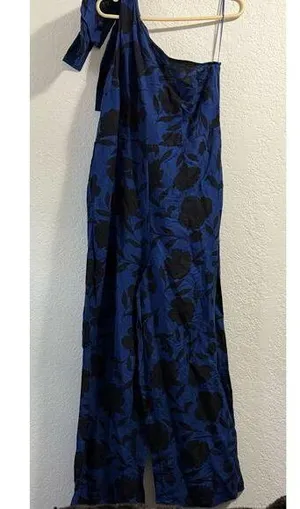 kate spade new york x Target Women's Floral Jumpsuit Navy Black 14 NWT thumbnail 1