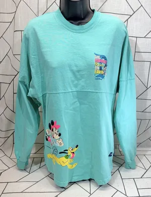 Disney Spirit Jersey Adult XS Teal 2024 Run Disney Disneyland‎ Half Marathon thumbnail 1