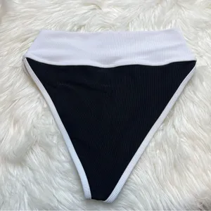 BEACH RIOT Emmy Colorblock Bikini Bottom. Size Medium. thumbnail 4