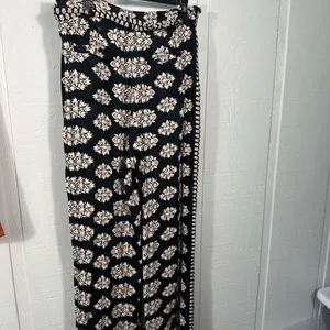 Omika Sinatra Pant Black and Tan Oversized Wide Legged Ankle Pants Size XL EU thumbnail 6