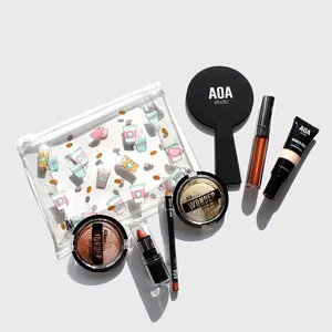 AOA clear MakeUp pouch in Coffee ☕️ thumbnail 4