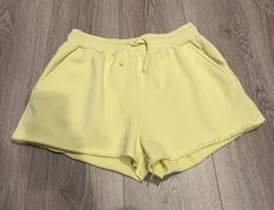 YoungLA Light Butter Yellow Terry Shorts Size Medium thumbnail 1